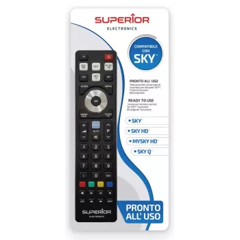 SUPERIOR ELECTRONICS zamjenski daljinski upravljač SUPTRB027 za Sky - crni