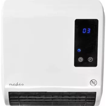 Nedis HTBA20WT keramički grijač ventilatora 1500 W, bijelo-sivi, za do 20 m²