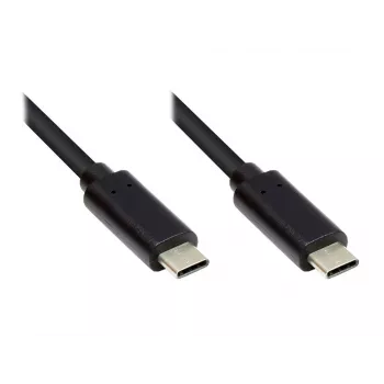 EXSYS EX-K1585-0.5 USB-C na USB-C kabel 0,5m crni