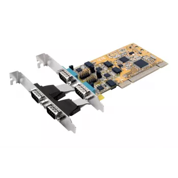 EXSYS EX-42034IS 4-portna RS-232/422/485 PCI serijska kartica sa zaštitom od prenapona i optičkom izolacijom