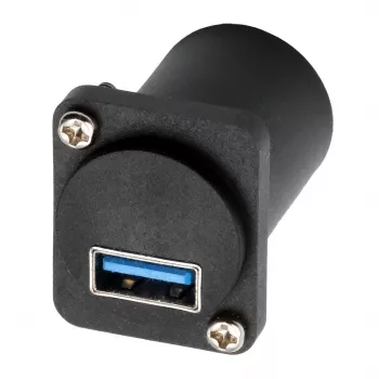 EXSYS EX-49155 USB 3.2 Gen 1 D-tip ugradbeni adapter, USB-A utičnica na USB-B utičnicu