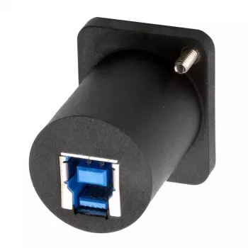EXSYS EX-49155 USB 3.2 Gen 1 D-tip ugradbeni adapter, USB-A utičnica na USB-B utičnicu