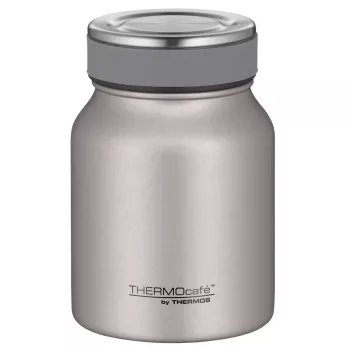 THERMOS TC Food Jar 0.5L Rosé Vacuum Insulated Stainless Steel Food Container, Leak-Proof, Rubberized Finish 4077.371.050