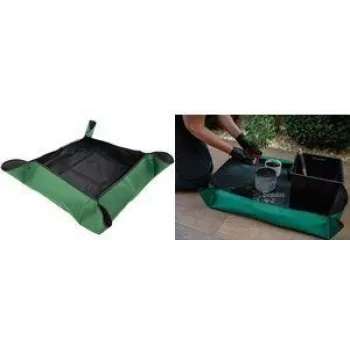Bradas Plant Repotting Mat, 1000 x 1000 mm, Green/Black, Waterproof, Oxford 600D Outer, PE Inner, 1 Piece (TQ-P2/100)