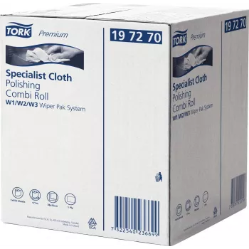 Tork Premium rola za poliranje i čišćenje, 1-slojna, bijela, 171 m, netkani materijal, za W1/W2/W3 dozatore, 1 rola (197270)