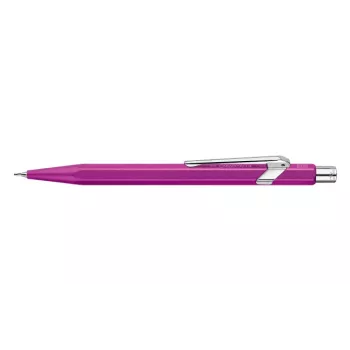 CARAN D'ACHE 844 Colormat-X tehnička olovka 0,7 mm, ljubičasto satensko aluminijsko šesterokutno kućište 844.605