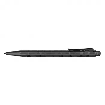 Caran d'Ache Ecridor Black Lines kemijska olovka, Medium, crna tinta, šesterokutna drška obložena paladijem 890.010