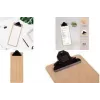 EUROPEL Bamboo Clipboard for Invoices, A4, Natural, Rounded Corners, High Clip - 1 Piece (197010)