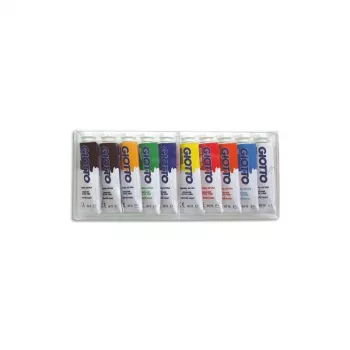 GIOTTO gvaš boje Extra Fine, 10 x 10 ml aluminijske tube, razne boje F30190000