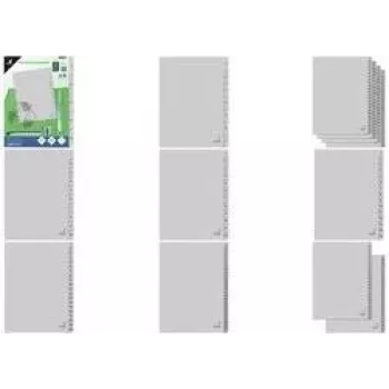 Kangaro ECO A4 kartonski razdjelnici, numerirani 1-52, 4 rupe, sivi K452C