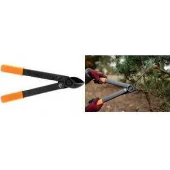 Bradas nakovnjske škare za grane V-SERIES SUPER LIGHT antracit/narančaste, nakovnjska oštrica sa zaštitnim premazom, 1 komad (KT-V1260)