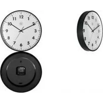 NEXTIME STIL kvarcni zidni sat 400 mm bijeli brojčanik crne kazaljke 7317-V2