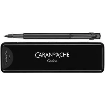 Caran d'Ache 849 Black Code nalivpero, srednje pero, mat crno 840.496
