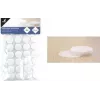 Kangaro K-5062 Self-Adhesive Hook and Loop Dots, 20 mm, White