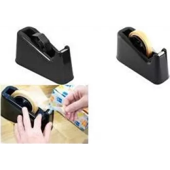 RAADHUIS Desk Tape Dispenser B2, Unfilled, Black, Non-Slip Base, for Tape up to 19 mm (RD-3836200)