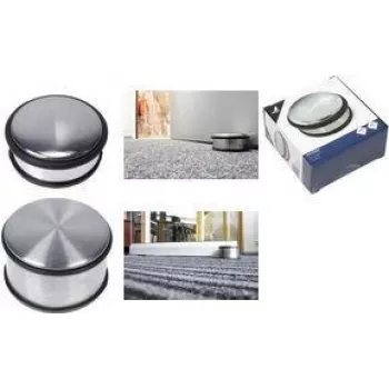 Kangaro K-11000 kromirani metalni graničnik za vrata, promjer 100 mm, visina 45 mm, 1,25 kg