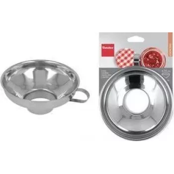 Metaltex nehrđajući čelični lijevak za pekmez s ručkom, polirani, 140 mm gornji promjer 257197010