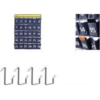 Kangaro zidni organizator za pametne telefone s 30 numeriranih pretinaca, siva tkanina, za montažu na zid (K-01501)