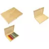 KANGARO K-830060 držač za olovke od drva, 280 x 200 x 30 mm, prirodni