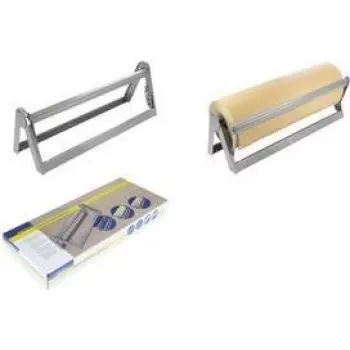 RAADHUIS Kraft Paper Roll Dispenser for 500 mm Rolls, Metal, Stable Base, Max Roll Diameter 260 mm RD-351198