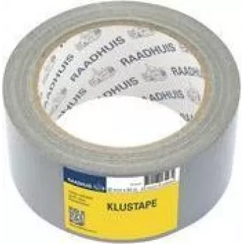 RAADHUIS tkanina ljepljiva traka, 50 mm x 50 m, srebrna ljepljiva traka za popravke, trga se rukom – 1 rola (RD-351312)