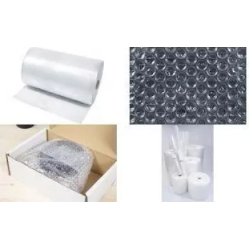 RAADHUIS Bubble Wrap Roll, 500 mm x 100 m, Transparent, 10 mm Bubble Diameter (RD-351151)