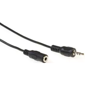 ACT AK2031 audio kabel 5 m 3,5 mm utikač na utikač crni