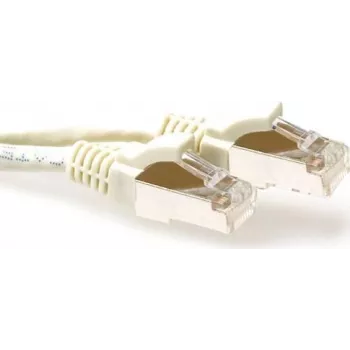ACT boje bjelokosti 3m S/FTP CAT6A patch kabel bez zaštite (FB6003)