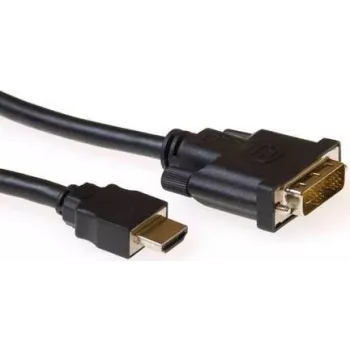ACT AK3739 HDMI A utikač na DVI-D utikač Single-Link konverzijski kabel 1 m crni