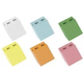 KANGARO numerirani papirnati blok 1-1000, 105 x 42 mm, žuti, 70 g/m², 1000 oznaka K-701113