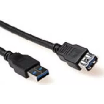 ACT SB3040 USB 2.0 produžni kabel 0,5m USB-A utikač na USB-A utičnicu, crni
