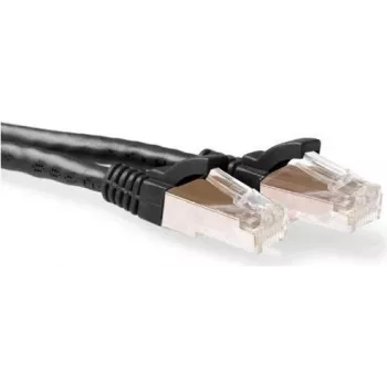 ACT 15m CAT6a S/FTP Snagless patch kabel, crni FB6915