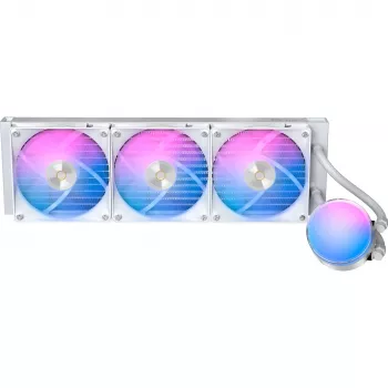 Ocypus Delta L36 ARGB V2 White AIO tekuće hlađenje procesora, 360mm radijator, 3x120mm ARGB ventilatori, Intel i AMD