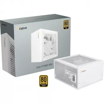 OCYPUS Iota P1000 1000W 80 PLUS Gold potpuno modularno ATX 3.0 napajanje - bijelo