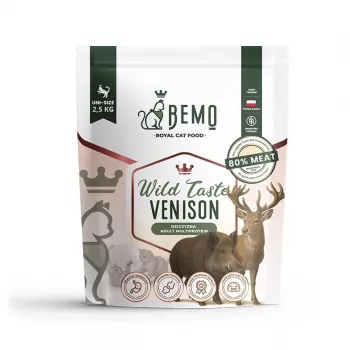 BEMO Cat Wild Taste divljač - suha hrana za mačke - 2,5 kg