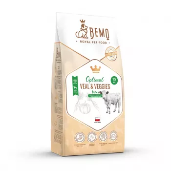 BEMO Optimal teletina i povrće Medium/Large - suha hrana za pse - 15kg