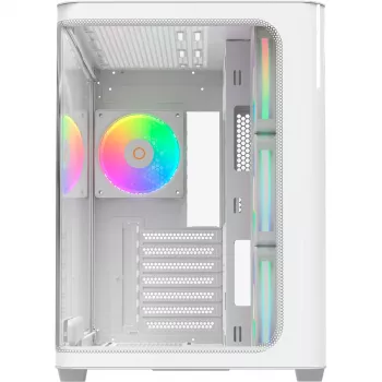 Ocypus Iota C70 Curve ARGB Digital bijelo 270° panoramsko staklo Mid-Tower kućište PC računala