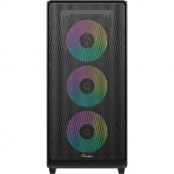Ocypus Gamma C60 ARGB Mid-Tower kućište PC računala - kaljeno staklo, crno