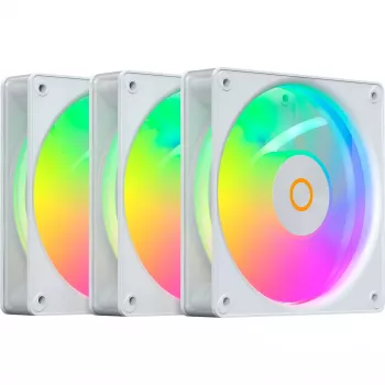 OCYPUS Gamma F12 Elite ARGB bijeli 3-Pack 120 mm ventilatori kućišta