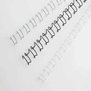 GBC MultiBind vezivna žica 14 mm 21 petlja A4 130 listova bijela 100 kom. za MultiBind 220, 230, 230E, 420 IB165481