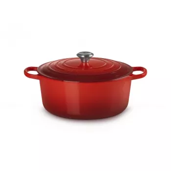 Le Creuset okrugli lonac od lijevanog željeza 34cm 12L crveni
