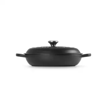 LE CREUSET tava od lijevanog željeza 30cm 3,5L mat crna