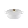 LE CREUSET emajlirani lijevani ovalni lonac 27 cm 4,1 L bijeli