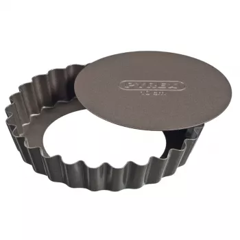PYREX Cake Mold Set 4 pcs. with Removable Base Ø10cm