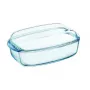 PYREX staklena posuda s poklopcem 4,5L pravokutna Essentials 33x20x14cm