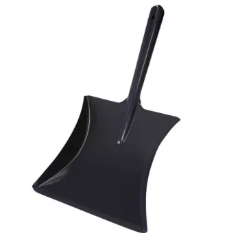 YORK metalna lopatica za smeće s gumenom usnom i ergonomskom drškom 220 mm