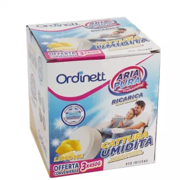 ORDINETT tablete za punjenje upijača vlage 450g x 3 kom limun