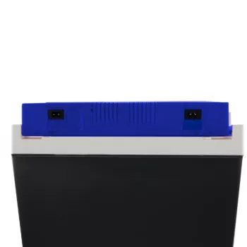 GIOSTYLE Brio 26 Electric Cool Box 12/230V 26L Dark Gray with Red/Blue Accents