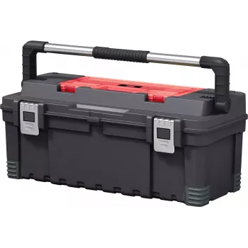 KETER DIY kutija za alat Hawk 26 s organizatorom, 66 x 28,7 x 26,6 cm, crna/crvena