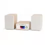 Pure Classic stereo mini Hi-Fi sustav DAB+/FM, Bluetooth, CD, USB bijeli/hrast